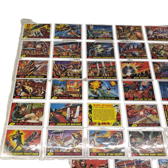 2012 Topps Mars Attacks Heritage Cards Trading Card Set of 45 Invasion Begins - Picture 2 of 16